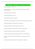 APC 100 &sol; NPB 123 Midterm &num;1RATED A&plus; 