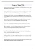 Texas LP-Gas RRC Questions and answers latest update 2024 