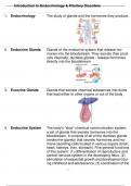 Introduction to Endocrinology & Pituitary Disorders