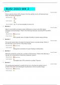 &bull;&Tab;BUSI 2003 WK 2 QUIZ