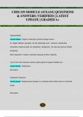 CHM 219 MODULE 4 EXAM &vert; QUESTIONS  & ANSWERS &lpar;VERIFIED&rpar; &vert; LATEST  UPDATE &vert; GRADED A&plus; 
