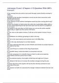 Astronomy Exam 1 &lpar;Chapters 1-5&rpar; Questions With 100&percnt; Correct&excl;&excl;