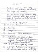 Class 10 cbse biology chapter: Life process hand written notes