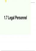 legal personnel powerpoint 