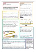 GCSE Physics (AQA) revision notes for forces, energy and motion