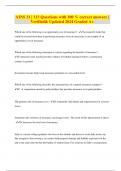 AINS 21 &vert; 113 Questions with 100 &percnt; correct answers &vert; Verified& Updated 2024 Graded A&plus;