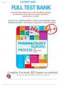 Testbank for Pharmacology and the nursing process 9th edition authors Linda Lilley ,Shelly Collins||Latest 2024