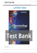 Testbank for Pharmacology for Canadian Health Care Practice 3rd Edition By Lilley||All Chapters Covered 1-58||Complete Guide A+