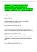 Chapter 51 Nursing Management Endocrine Problems Lewis et al. Medical-Surgical Nursing in Canada, 3rd ed