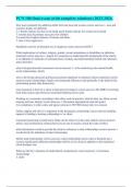 PCN 100 final exam &lpar;with complete solutions&rpar; 2023-2024&period;