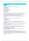 PCN-100 Final 2023-2024 Exam Study Guide &lpar;100&percnt; Correct Answers&rpar;