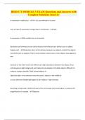BIOD 171 MODULE 3 EXAM Questions and Answers with Complete Solutions rated A&plus;