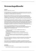 Samenvatting Wetenschapsfilosofie