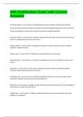 AVA Certification Exam with Correct Answers