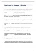 Info Security Chapter 11 Review Study Guide Questions 2024&period;