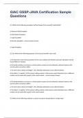 GIAC GSSP-JAVA Certification Sample Questions With Correct Answers 2024&period;