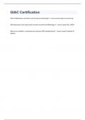 GIAC Certification Review Practice Questions 2024&period;