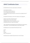 GFACT Certification Exam Study Questions Clearly Answered 2024&period;