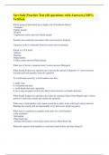 ServSafe Practice Test &lpar;60 questions with Answers&rpar; 100&percnt; Verified&period;