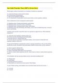 ServSafe Practice Test &lpar;100&percnt; Error-free&rpar;