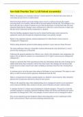 ServSafe Practice Test 1 &lpar;All Solved Accurately&rpar;