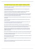 ServSafe Practice Exam &lpar;with Complete Solutions&rpar; 2024&period;