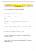 IAED ETC certification test with 100&percnt; Correct Answers Rated A&plus;