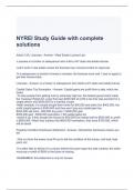 NYREI Study Guide with complete solutions - Graded A