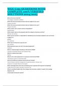 WGU C191 QUESTIONS WITH COMPLETE 100&percnt; VERIFIED SOLUTIONS 2024&sol;2025