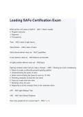LEADING SAFE CERTIFICATION REAL EXAM QUESTIONS & CORRECT ANSWERS LATEST SET (A+ GRADED 100% VERIFIED)