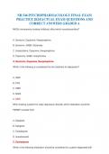 NR 546 PSYCHOPHARMACOLOGY FINAL EXAM PRACTICE 2024/ACTUAL EXAM QUESTIONS AND CORRECT ANSWERS GRADED A 