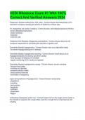 HESI Milestone Exam &num;1 With 100&percnt; Correct And Verified Answers 2024