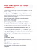 Chest Test Questions and answers &vert; Latest 2024&sol;25