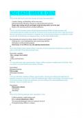 NSG 6420 WEEK 8 QUIZ