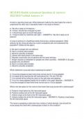 HESI RN Health Assessment Questions & Answers 2024&sol;2025 Verified Answers A&plus;