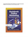 Samenvatting basisboek Online Marketing van strategie tot conversie