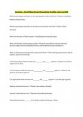 Anatomy - Stott Pilates Exam Preparation Verified Answers 2024 