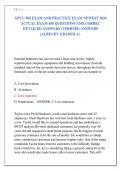 GPCU 500 EXAM AND PRACTICE EXAM NEWEST 2024 ACTUAL EXAM 450 QUESTIONS AND CORREC DETAILED ANSWERS &lpar;VERIFIED ANSWERS &vert;ALREADY GRADED A&plus; 