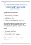 GPCU 520 EXAM AND PRACTICE EXAM NEWEST 2024 ACTUAL EXAM 150 QUESTIONS AND CORREC DETAILED ANSWERS &lpar;VERIFIED ANSWERS &vert;ALREADY GRADED A&plus; 