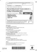 GCSE Edexcel Mathematics All Papers and Markschemes November 2023