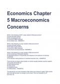 Economics Chapter  5 Macroeconomics  Concerns