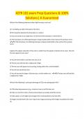 ASTR 102 exam Prep Questions & 100% Solutions| A Guaranteed
