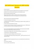 NUR 3028 Exam&vert; Questions & 100&percnt; Verified Solutions