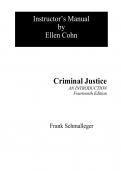 Solutions for Criminal Justice: An Introduction, 14th edition Schmalleger (All Chapters included)