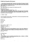 TSI Math Test Preparation With Answers 