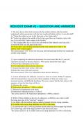 HESI EXIT EXAM V2 – QUESTION AND ANSWERS