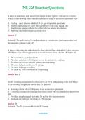 NR 325 (Latest 2024 / 2025) Practice Questions  Questions & Answers with rationales 