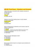 NR 601 Final Exam – Question and Answers