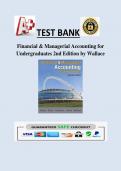 Financial & Managerial Accounting for Undergraduates 2nd Edition by Wallace