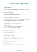 NR 602 &lpar;Latest 2024 &sol; 2025&rpar;  MIDTERM Exam Questions & Answers with rationales 